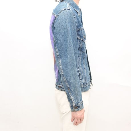 80s Levi's 70506 Denim Jacket "Mickey Mouse" Painted Custom