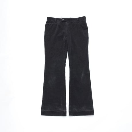 Black Corduroy Flared Pants