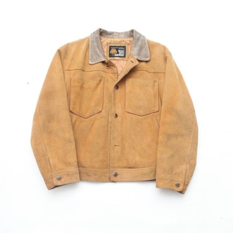 Suede Leather Trucker Jacket