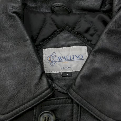 Black Lamb Leather Coat
