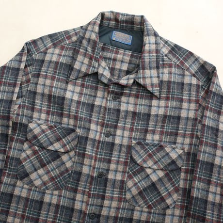 70s Pendleton Wool Plaid Loop Shirt