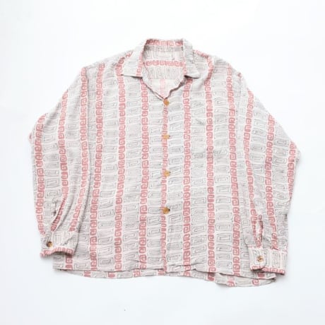50's TOWNCRAFT Rayon L/S Shirt