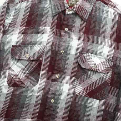 80's Ombre Plaid Acrylic Shirt