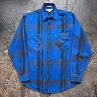 St. John's Bay × BIG MAC Cotton Heavy Flannel Shirt MADE IN USA