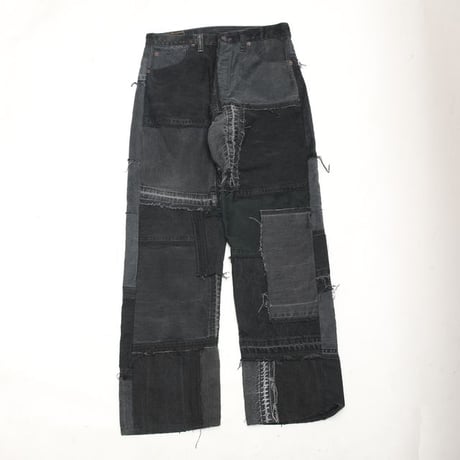Levi's Patchwork Remake Black Denim Pants