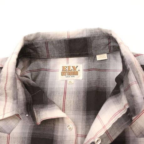 ELY Ombre Checked Western L/S Shirt