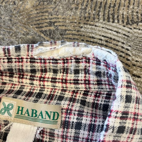 Haband Plaid Print Flannel Shirt
