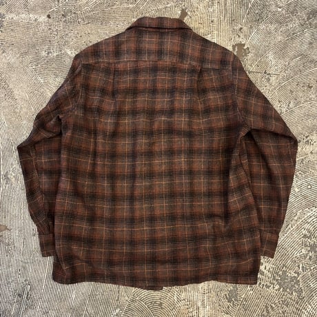60s Pendleton Plaid Loop Shirt