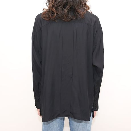 Black Rayon L/S Shirt
