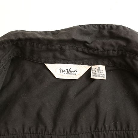 Da Vinci Black Western Shirt