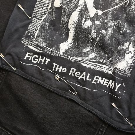 Levi's Black Denim Jacket Patch Remake