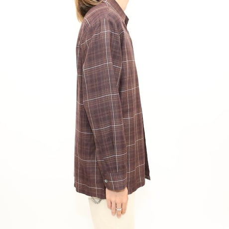 Checked Pattern L/S Shirt