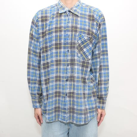 Print Flannel Plaid Shirt