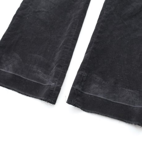 Black Corduroy Flared Pants