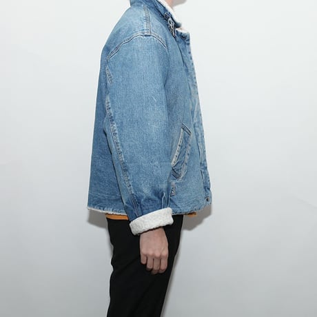B-3 Type Denim Boa Jacket