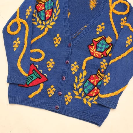 Hand Knitted Ramie × Cotton Knit Cardigan
