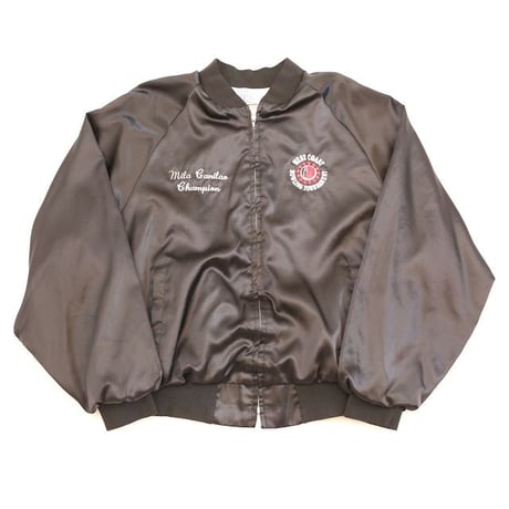 Nylon Bomber Jacket Loose Silhouette