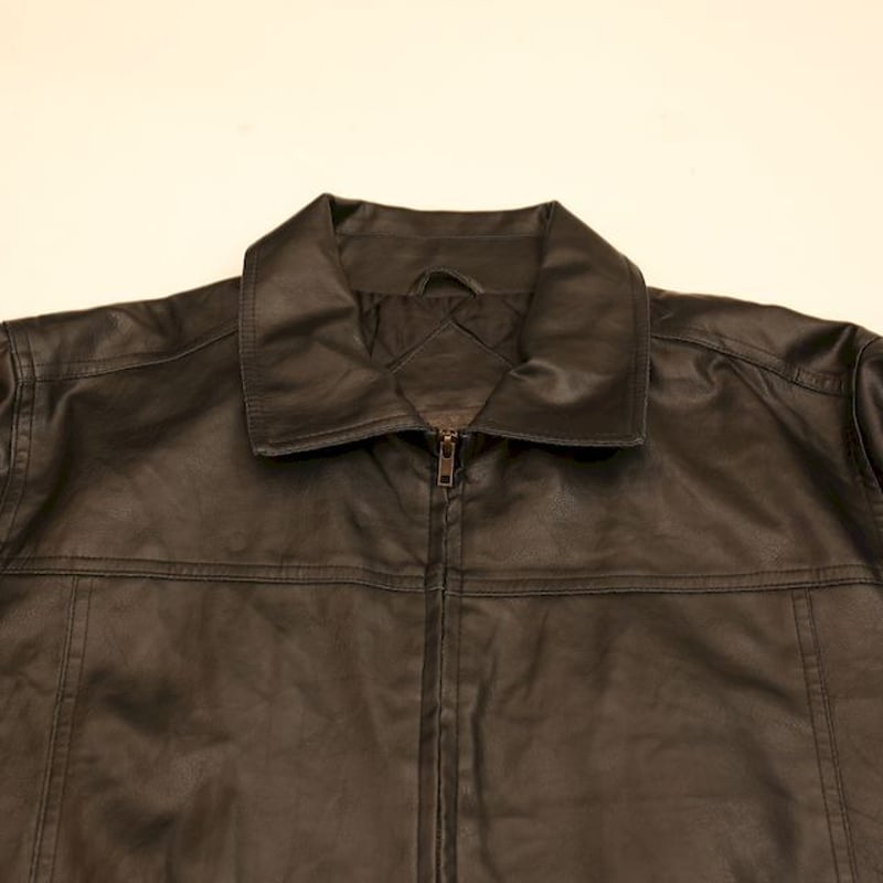 早いもん勝ち‼️超美品Arizona Jeanのメンズレザージャケット ARIZONA JEAN CO. PVC Leather Jacket | Strato