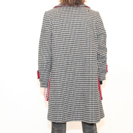 Hound tooth Wool Coat