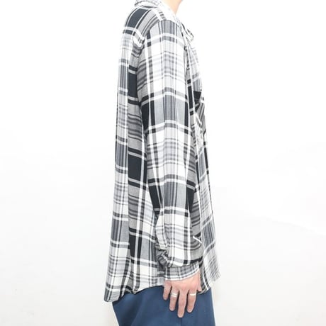 Rayon Checked Pattern Shirt