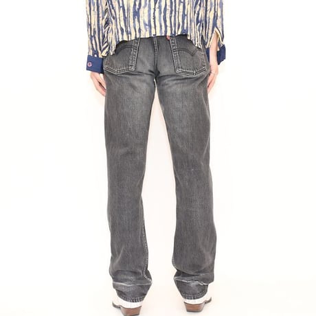 90's Levi's 501 Black Denim Pants MADE IN FRANCE