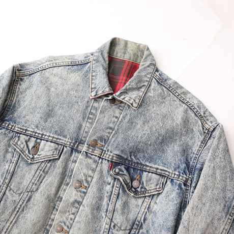 90s Levi's Liner Flannel Denim Jacket 70417-9319