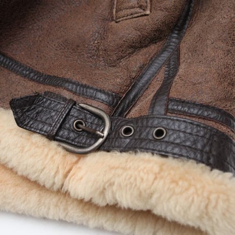 B-3 Mouton Leather Jacket