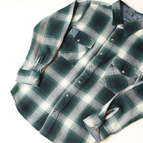 Ombre Check Acrylic L/S Shirt