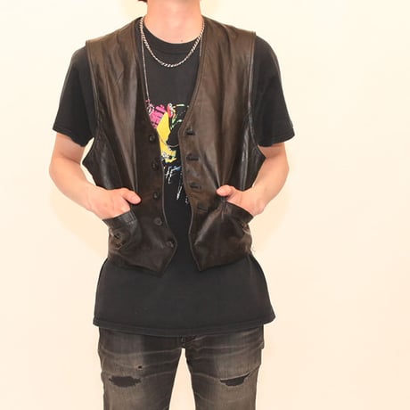 Vintage Leather Vest