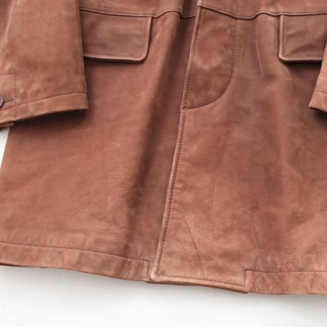 Vintage Nuback Leather Coat