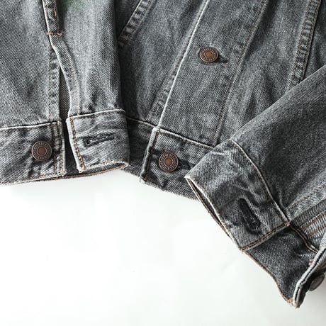 Levis Black Denim Trucker Jacket