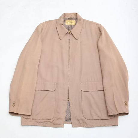 50's "BERKRAY" Rayon Gabardine Jacket
