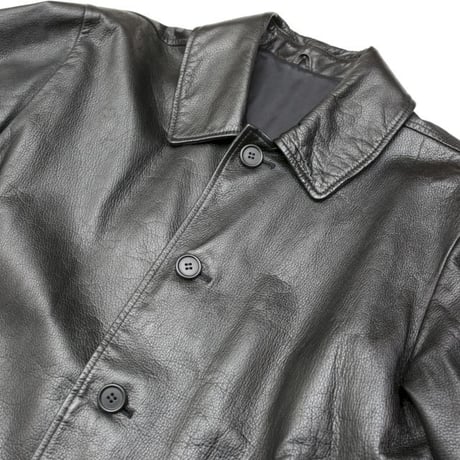Black Leather Coat