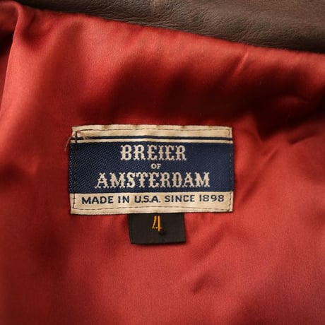 70-80s Deerskin Flight Jacket MADE IN USA