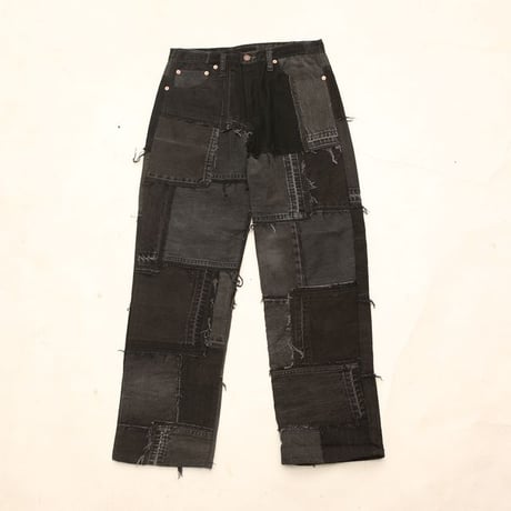 Levi's Patchwork Remake Black Denim Pants
