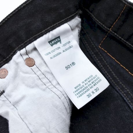 Levi's 501 Black Denim Pants