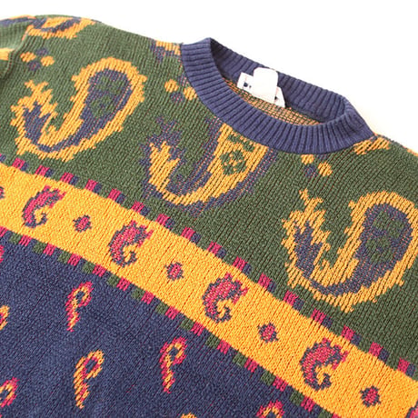 Paisley Cotton Knit