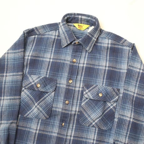 80s Cotton Heavy Flannel Shirt MADE IN USA