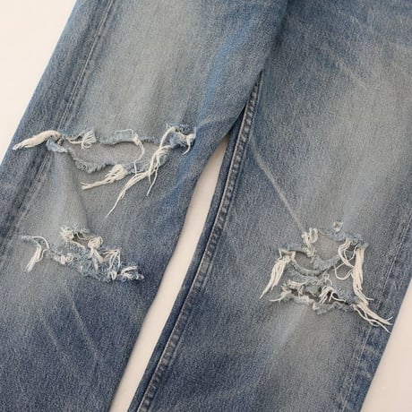 Levi's 501 Damage Denim Pants MADE IN USA