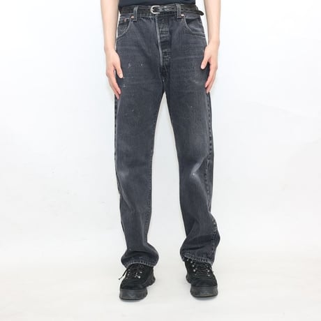 00s Levi's 501 Black Denim Pants MADE IN MEXICO