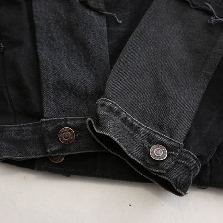 Levi's Patchwork Remake Black Denim Jacket