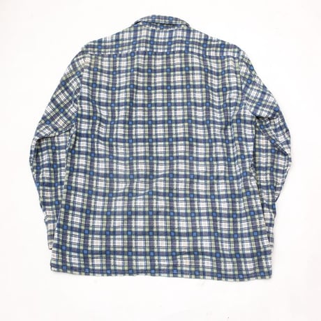 70's Print Flannel Plaid Shirt