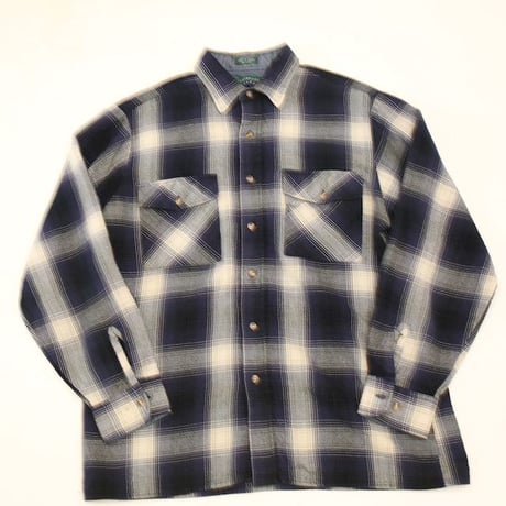 CLAYBROOKE Ombre Check Acrylic L/S Shirt