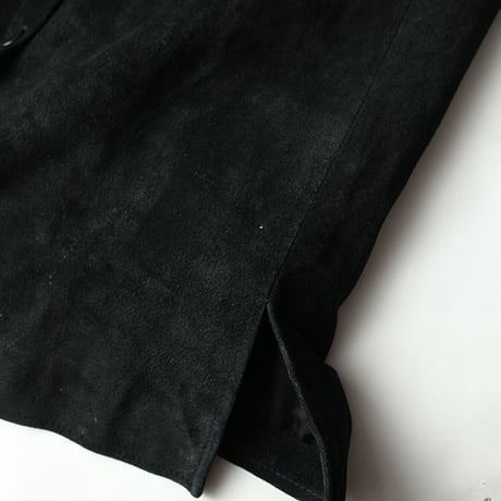 Black Suede Shirt Jacket