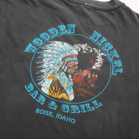 90s Indian Bar & Gril Pocket T-Shirt