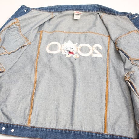 2000s Disney Denim Jacket "Millennium Mickey"