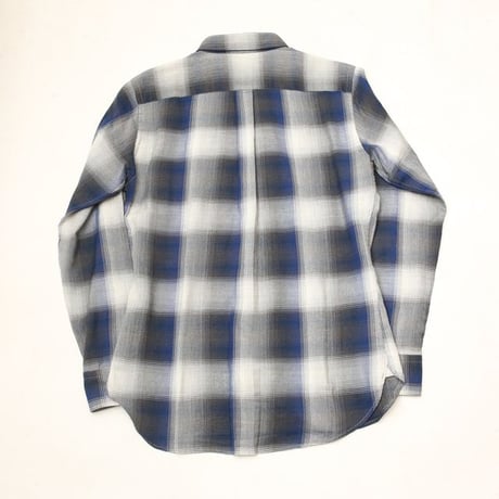 Ombre Plaid Rayon Shirt