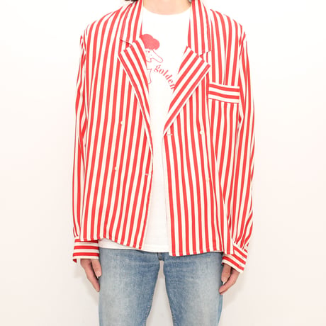 Silk Stripe L/S Shirt
