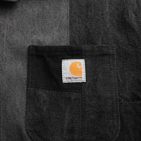 Carhartt Patchwork Remake Black Denim Jacket