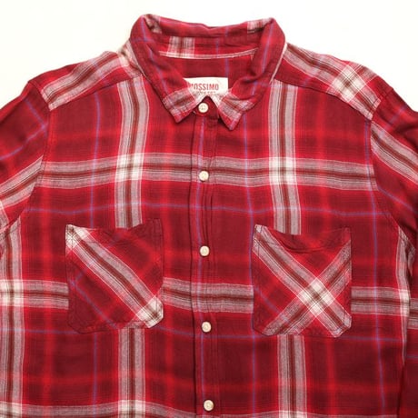 Rayon Checked Pattern Shirt